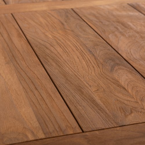 ESSTISCH RECYCELTES TEAKHOLZ IN NATÜRLICHER FARBE 200x90x75Hcm
