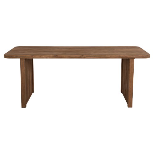 ESSTISCH BONTANG RECYCELTES TEAK IN NATÜRLICHER RUSTIKALFARBE 200x90x76Hcm