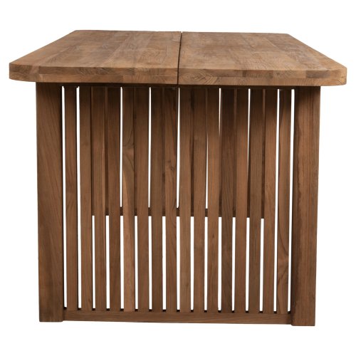 ESSTISCH BONTANG RECYCELTES TEAK IN NATÜRLICHER RUSTIKALFARBE 200x90x76Hcm