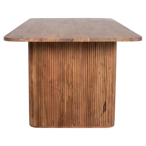 ESSTISCH MASSIVES AKAZIENHOLZ IN NATUR 200,5x100x72Hcm
