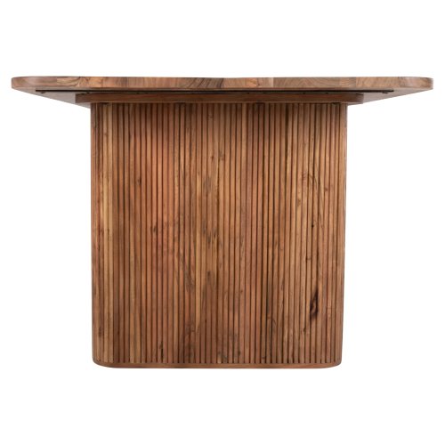 ESSTISCH MASSIVES AKAZIENHOLZ IN NATUR 200,5x100x72Hcm