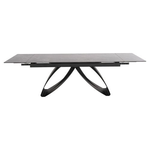 ESSTISCH TEGATT KERAMIKPLATTE AUSZIEHBAR-SCHWARZ 180-260x90x77Hcm
