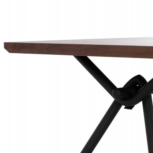 ESSTISCH AUS WALNUSSFURNIER IM RUSTIKALEN STIL WW9303.02 220x90x75 cm