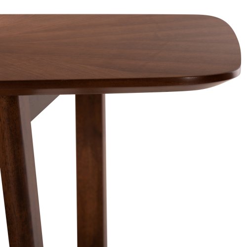 DINING TABLE RECTANGULAR MDF WITH WALNUT SUNBURST VENEER 180x90x76Hcm