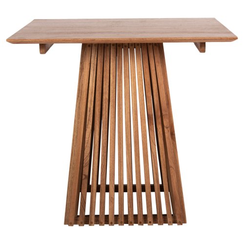 ESSTISCH QUADRATISCH MASSIVES MINDIHOLZ 80x80x75Hcm