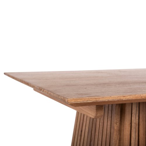 ESSTISCH QUADRATISCH MASSIVES MINDIHOLZ 80x80x75Hcm