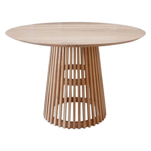 RUNDER TISCH MINDIHOLZ NATURFARBE Φ150x78Hcm