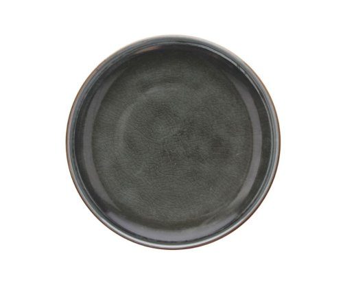 Flacher Teller Tognana Terra in Grau Ø28 cm 6 Set