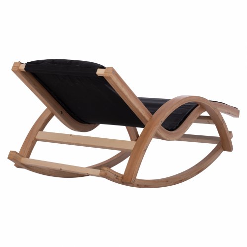 ROCKING MOBILE CHAIR CAILINH IN PINE WOOD 166x71x69 cm
