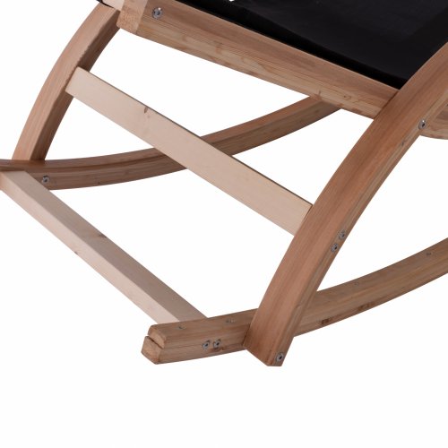 ROCKING MOBILE CHAIR CAILINH IN PINE WOOD 166x71x69 cm
