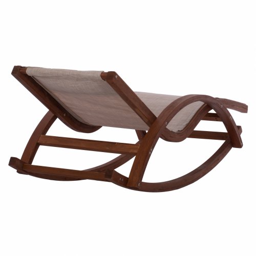 ROCKING MOBILE CHAIR CAILINH IN WALNUT COLOR B Sorting 166x71x69 cm