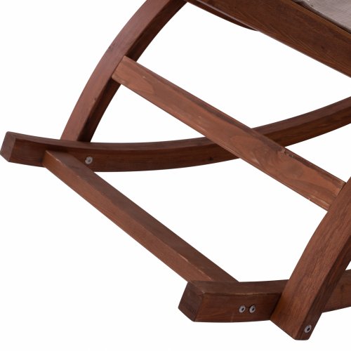 ROCKING MOBILE CHAIR CAILINH IN WALNUT COLOR B Sorting 166x71x69 cm