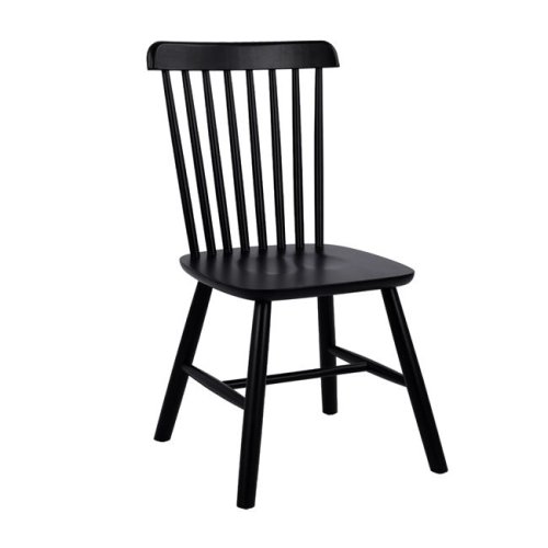 Holzstuhl Lucien in Schwarz 48x54x86 cm