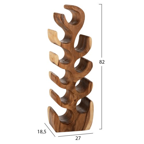 FLASCHENREGAL VERTIKAL AUS SUARHOLZ 27x18,5x82Hcm