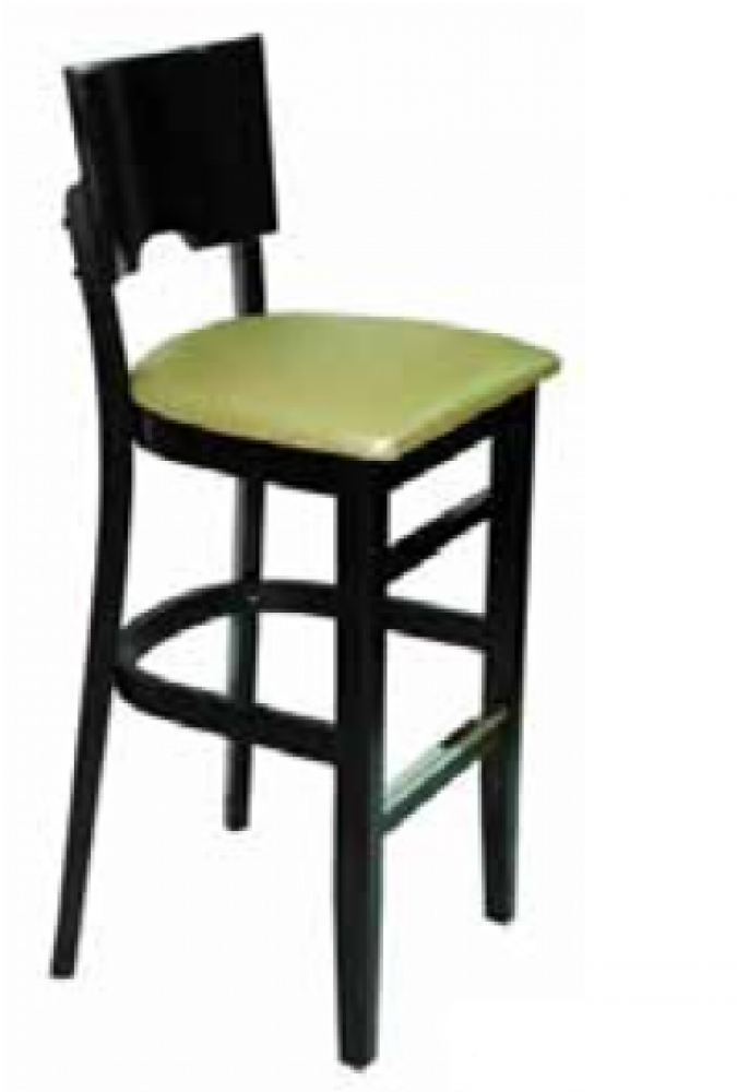 Barhocker aus buchenholz in der farbe "wenge"