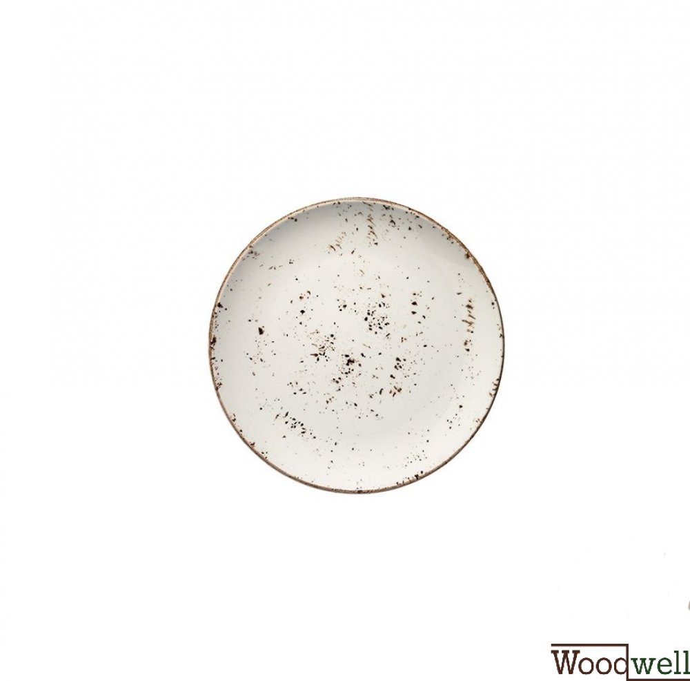 Shallow Plate "Bonna Grain" 12 Set 27cm white