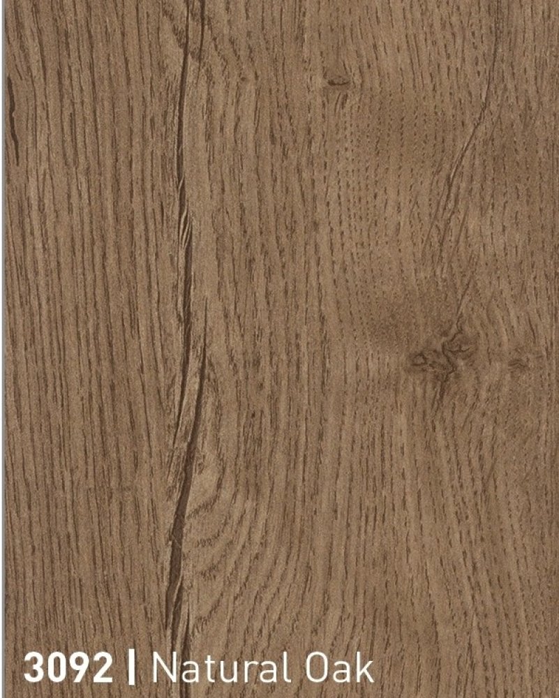 HPL-Tischplatte ,,Natural Oak“ in Holzoptik 160x80 cm, dicke 12mm