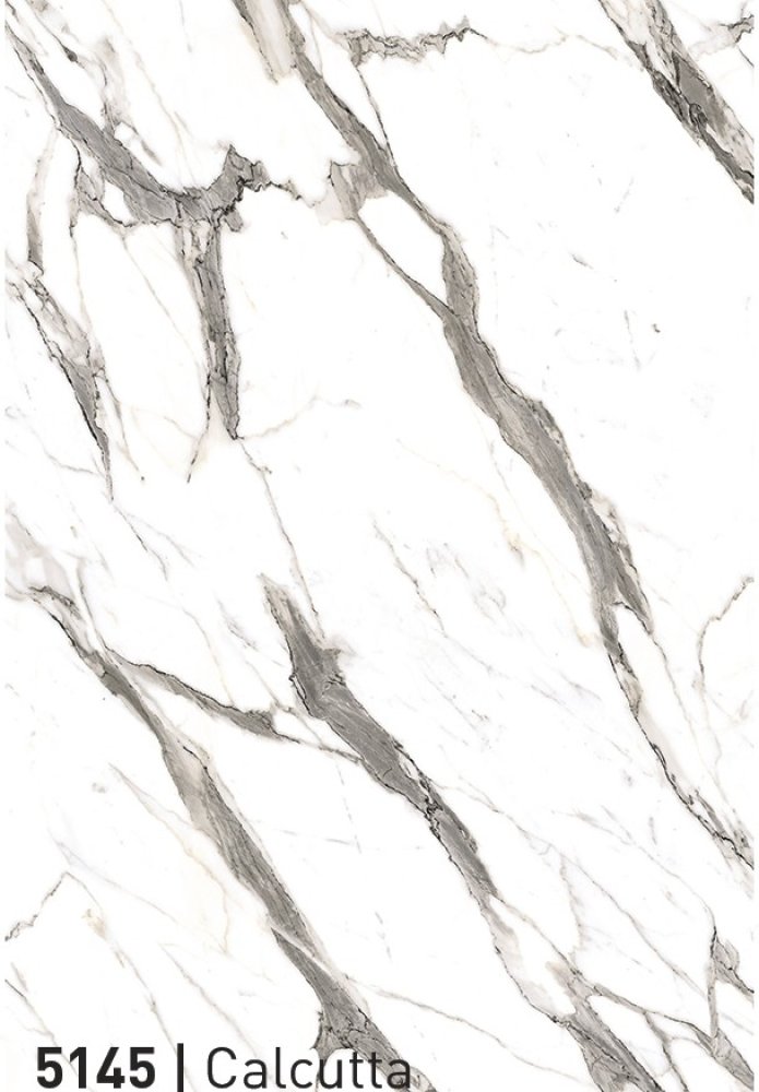 Επιτραπέζιο επιτραπέζιο HPL "Calcutta" σε όψη μαρμάρου 70x70 cm, πάχος 12mm