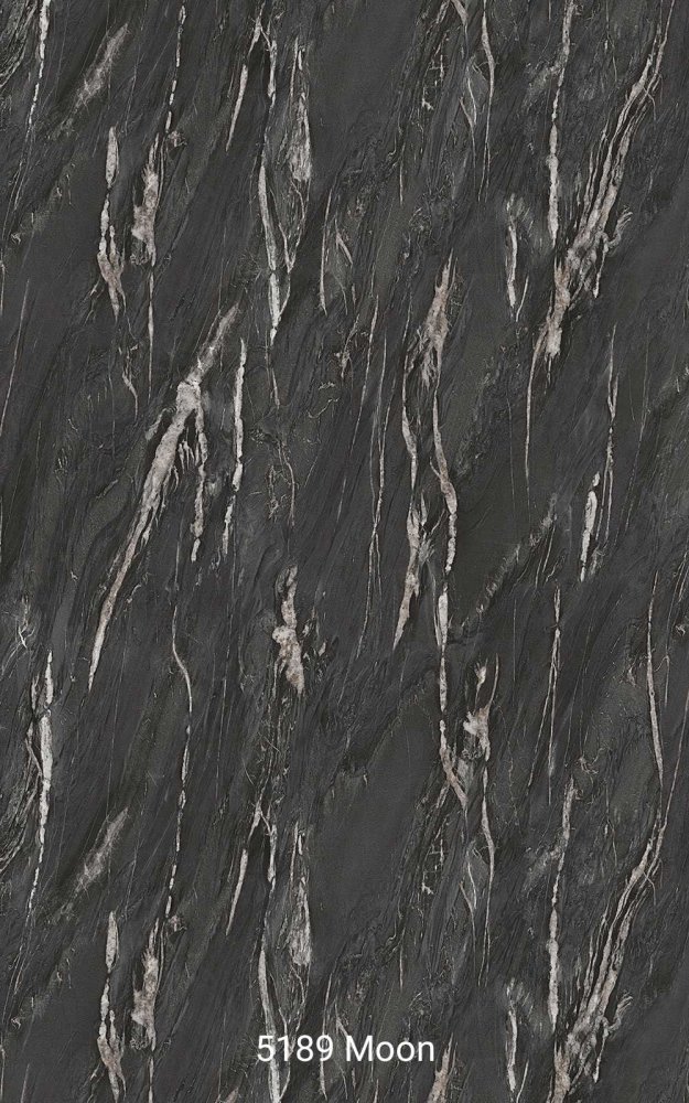 HPL table top “Moon” in marble look 120x80 cm, thickness 12mm