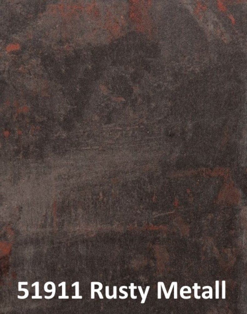 HPL-Tischplatte ,,Rusty Metall“ in Marmoroptik 160x80 cm, dicke 12mm