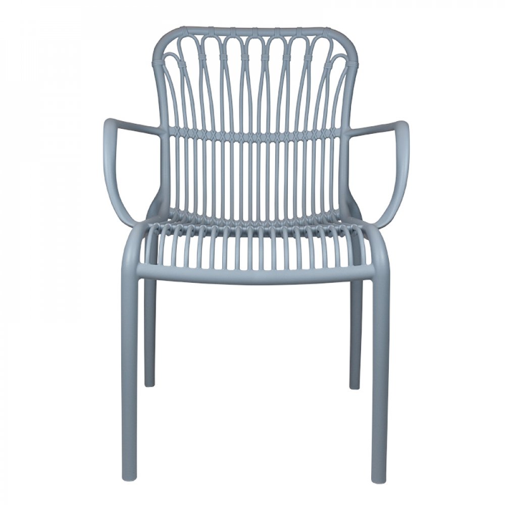 "Lola" armchair from Polypropylene in blue