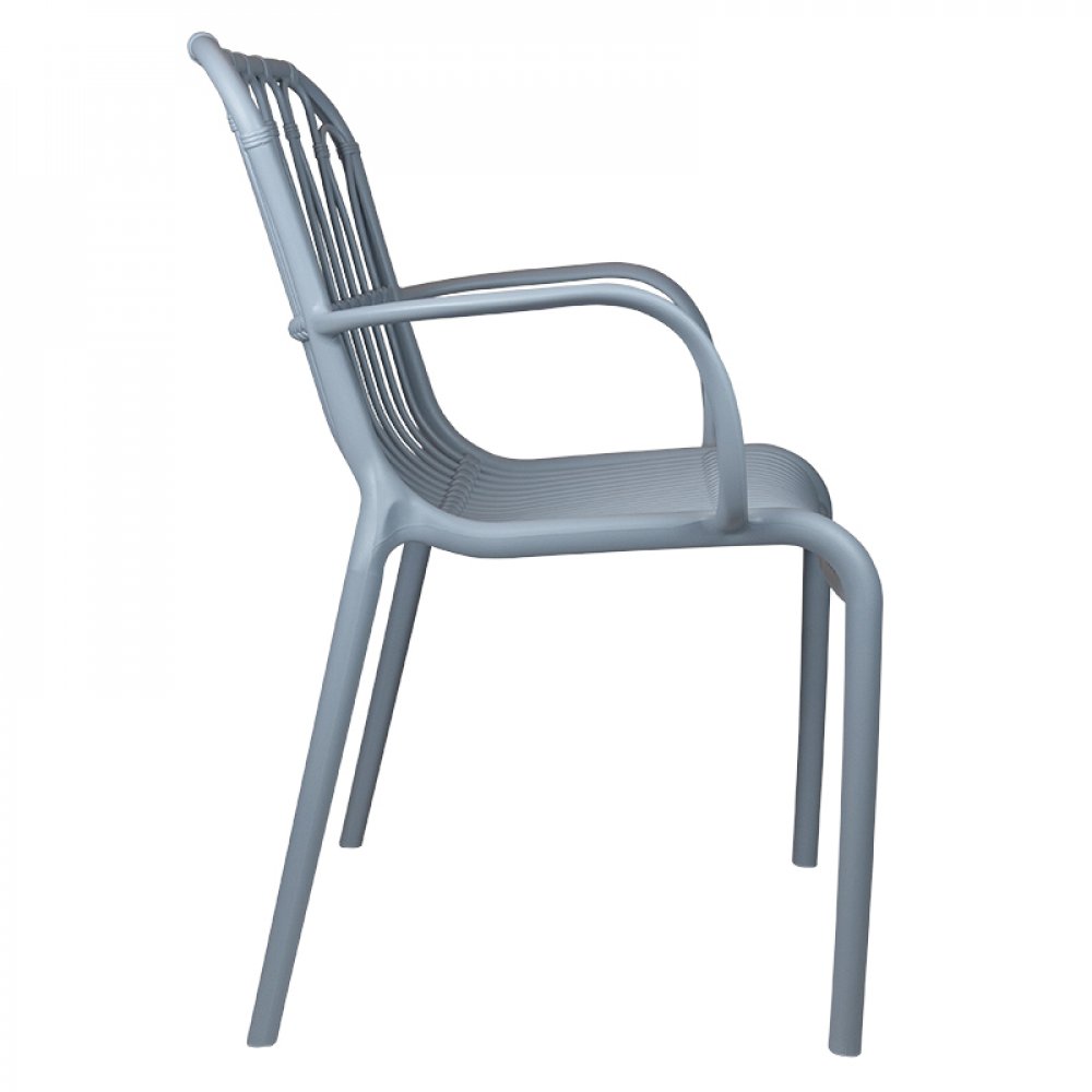 "Lola" armchair from Polypropylene in blue