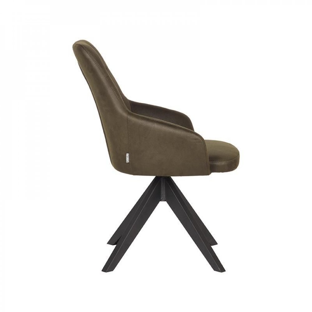 Καρέκλα τραπεζαρίας Jace σε λαδι microfiber 58x65x88 cm
