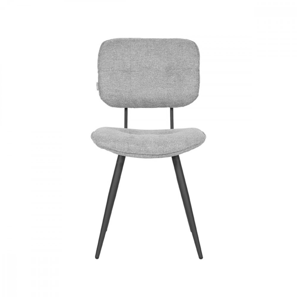 Esszimmerstuhl Lux 49x60x87 cm Zinkgewebe | Schwarzes Metall