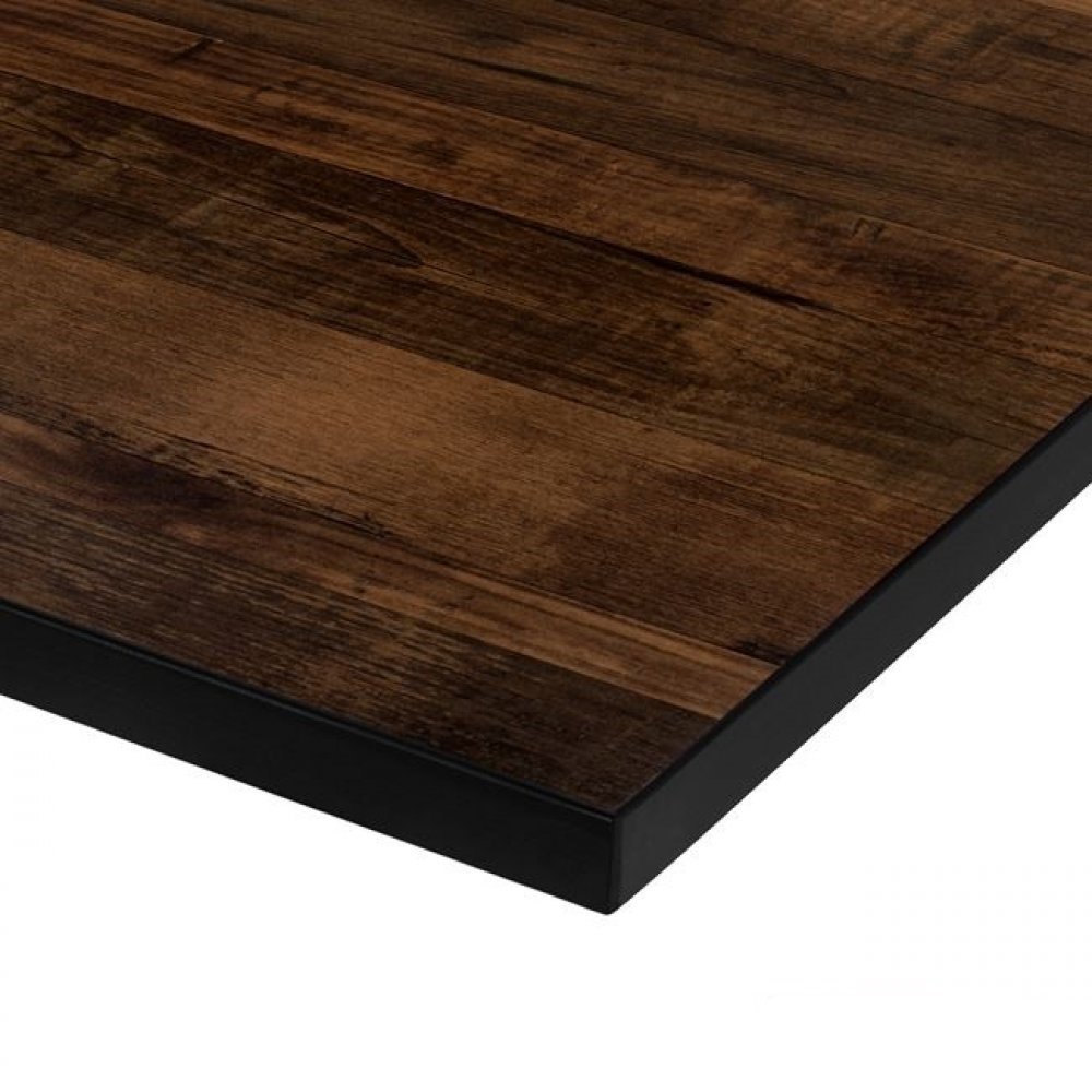 Melamin 32 mm Tischplatten günstig kaufen | Tischplatte in "Nussbaum" 80x80 cm