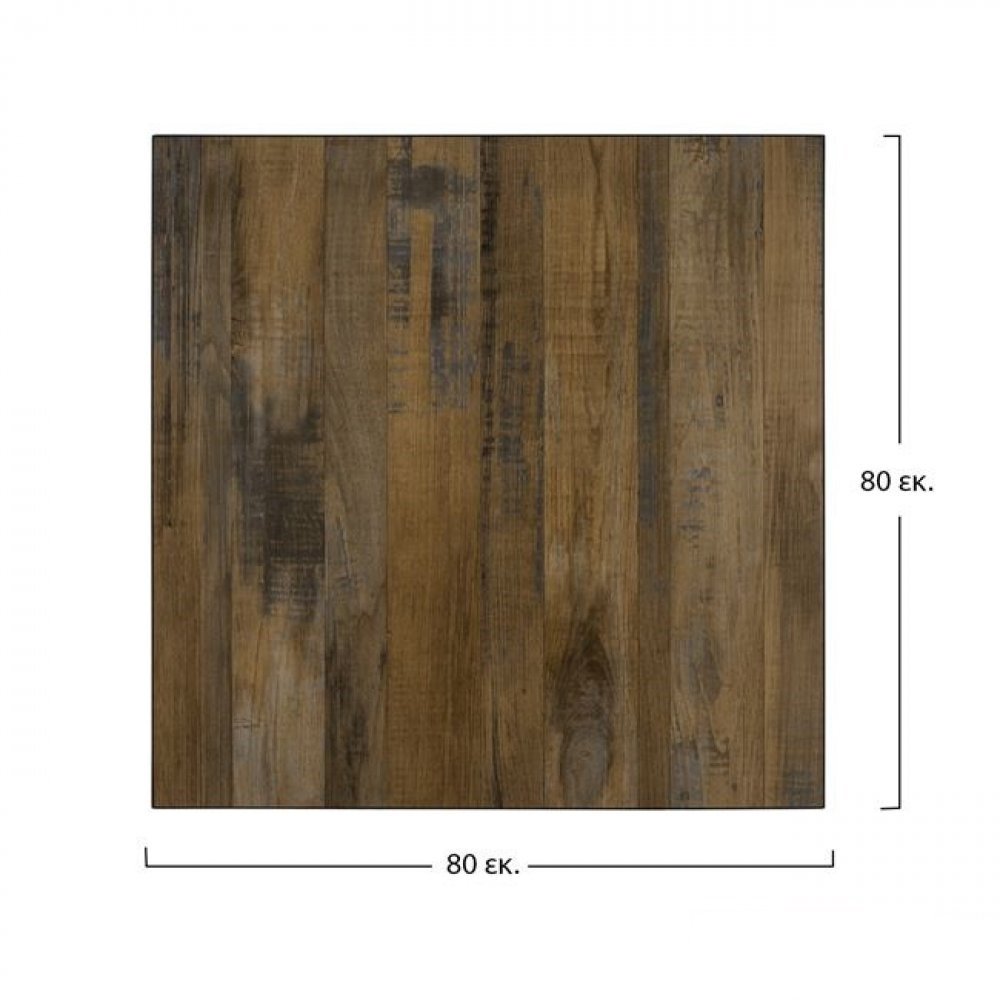 Melamin 32 mm Tischplatten günstig kaufen | Tischplatte in "Buche Alt" 80x80 cm