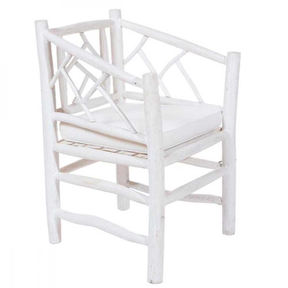 Armchair made of teak branches