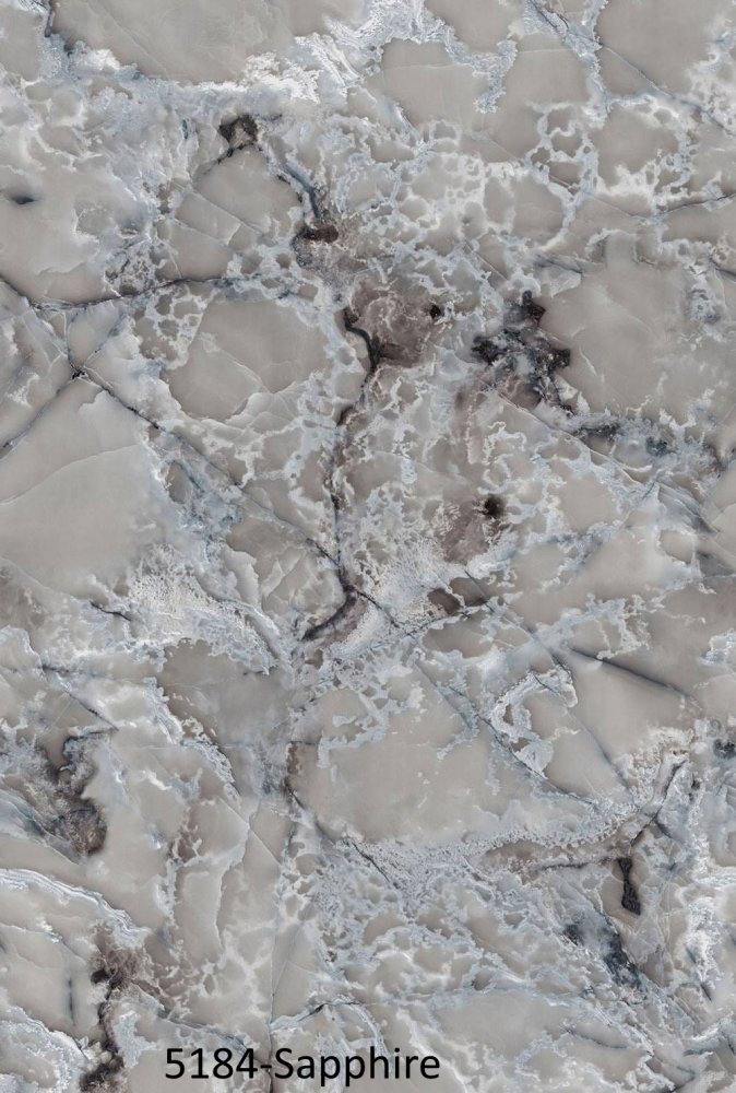 HPL table top “Sapphire” in marble look 60x60 cm, thickness 12mm