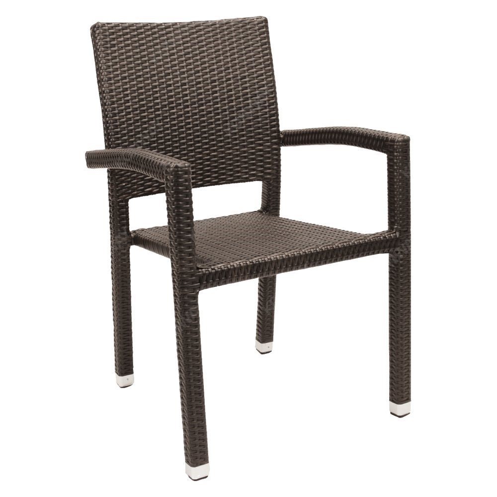 PORTO stacking armchair available in Mocca