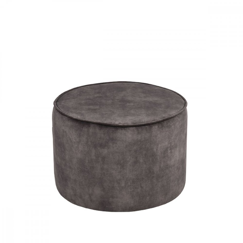 Hocker Tibo 55x55x40 cm Anthrazit Velours