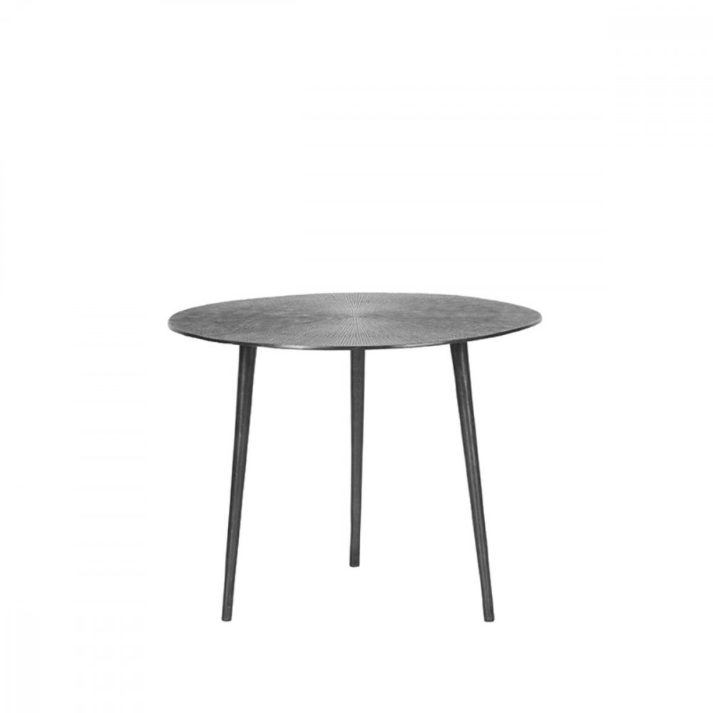 Couchtisch Nobby 50x50x40 cm Antikes Eschenmetall