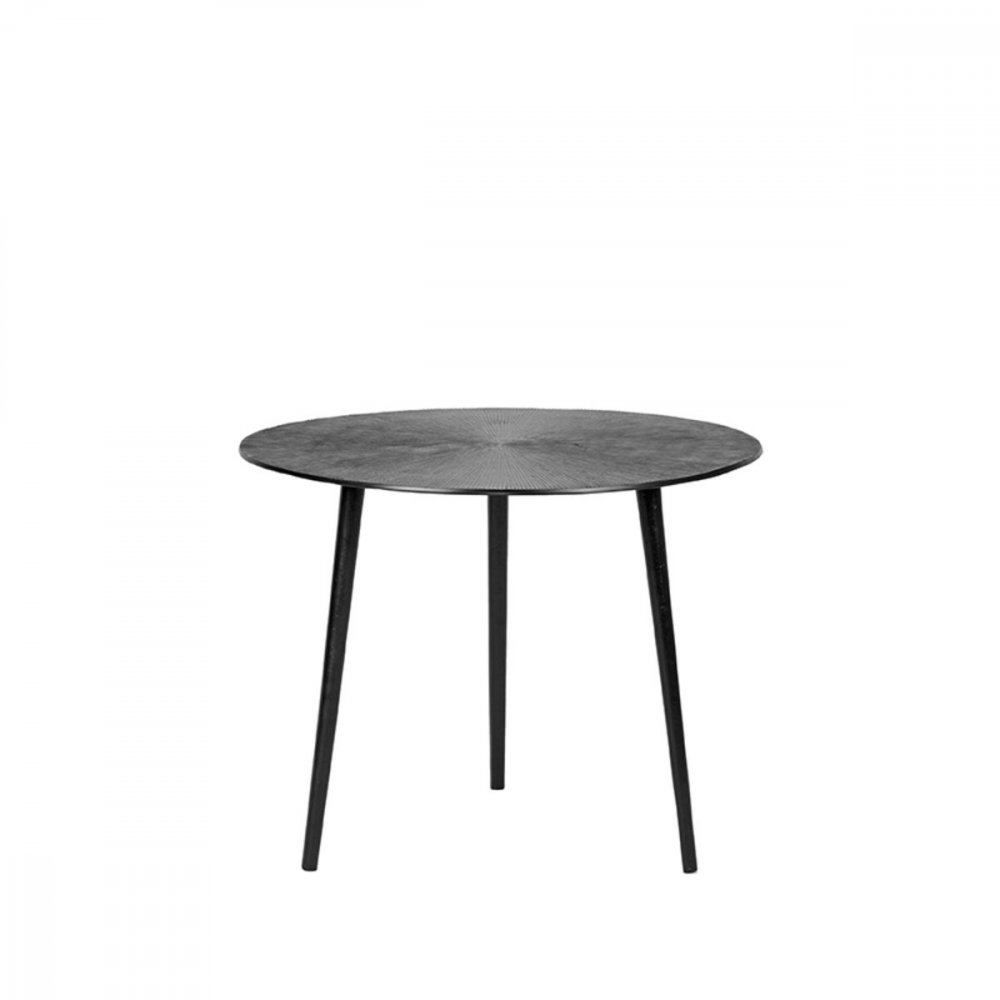 Couchtisch Nobby 50x50x40 cm Schwarzes Metall
