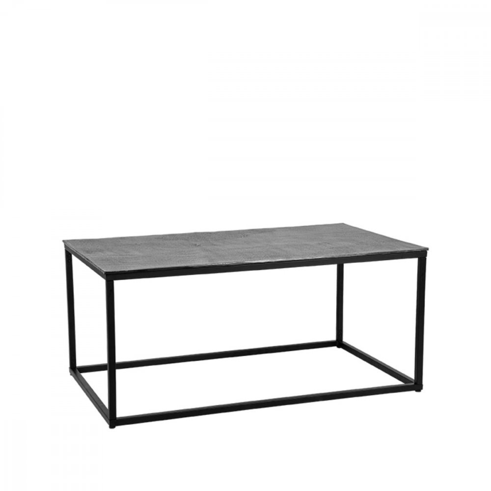 Couchtisch Pride schwarzes metall 100x60x45 cm
