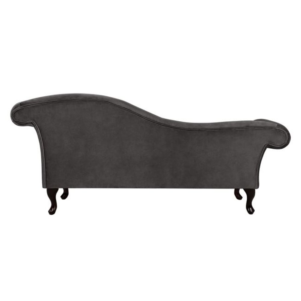 Chesterfield Sofa NIOVI aus Samt in Farbe Grau