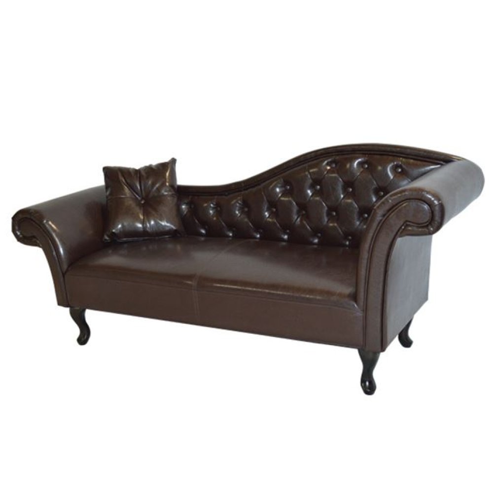 Divan Chesterfield Ottoman Niovi braun rechts