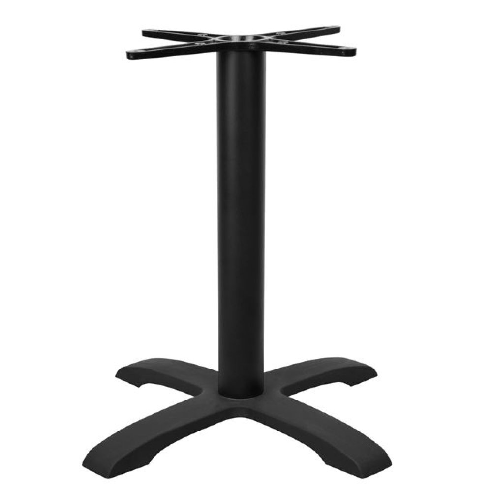 Tischuntergestell aus schwarzem Gusseisen 62x62xH105 cm
