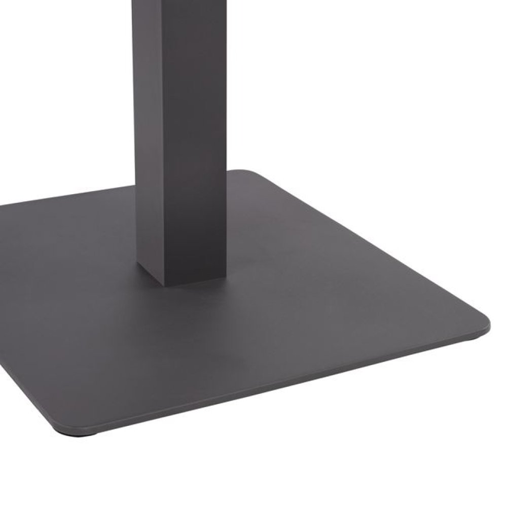 Βάση τραπεζιού από γκρι ματ μέταλλο 40x40x72cm