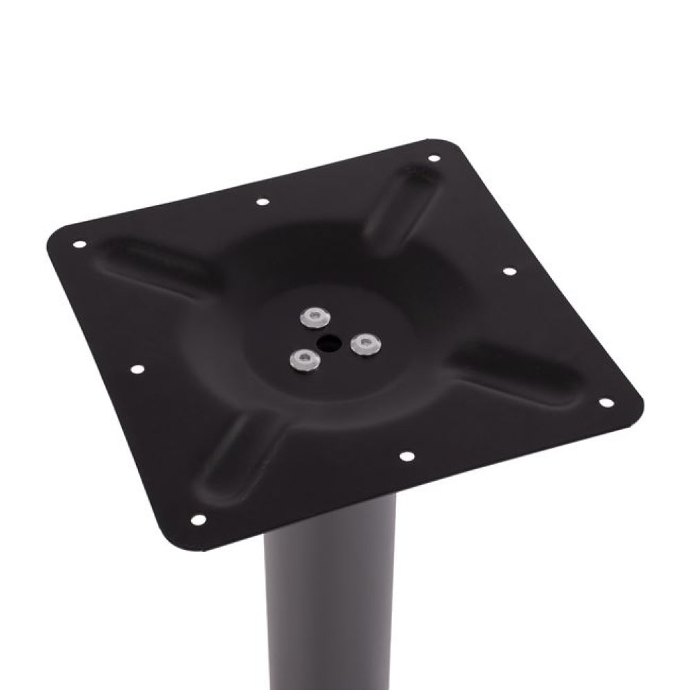 Mattgraues Tischuntergestell aus Metall 40x40xH72cm