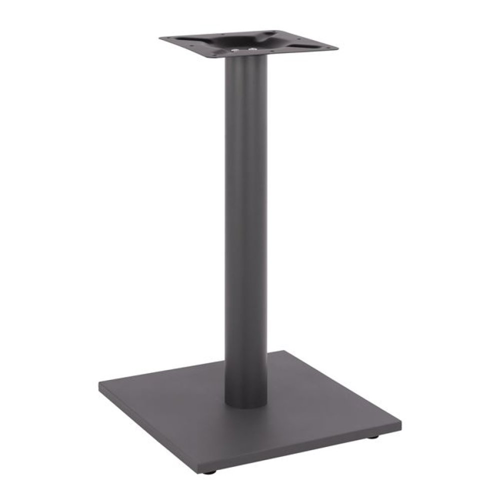 Mattgraues Tischuntergestell aus Metall 40x40xH72cm