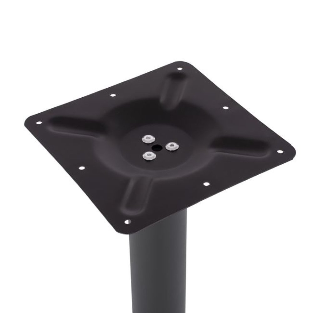 Tischuntergestell aus mattgrauem Metall Φ45xH72 cm
