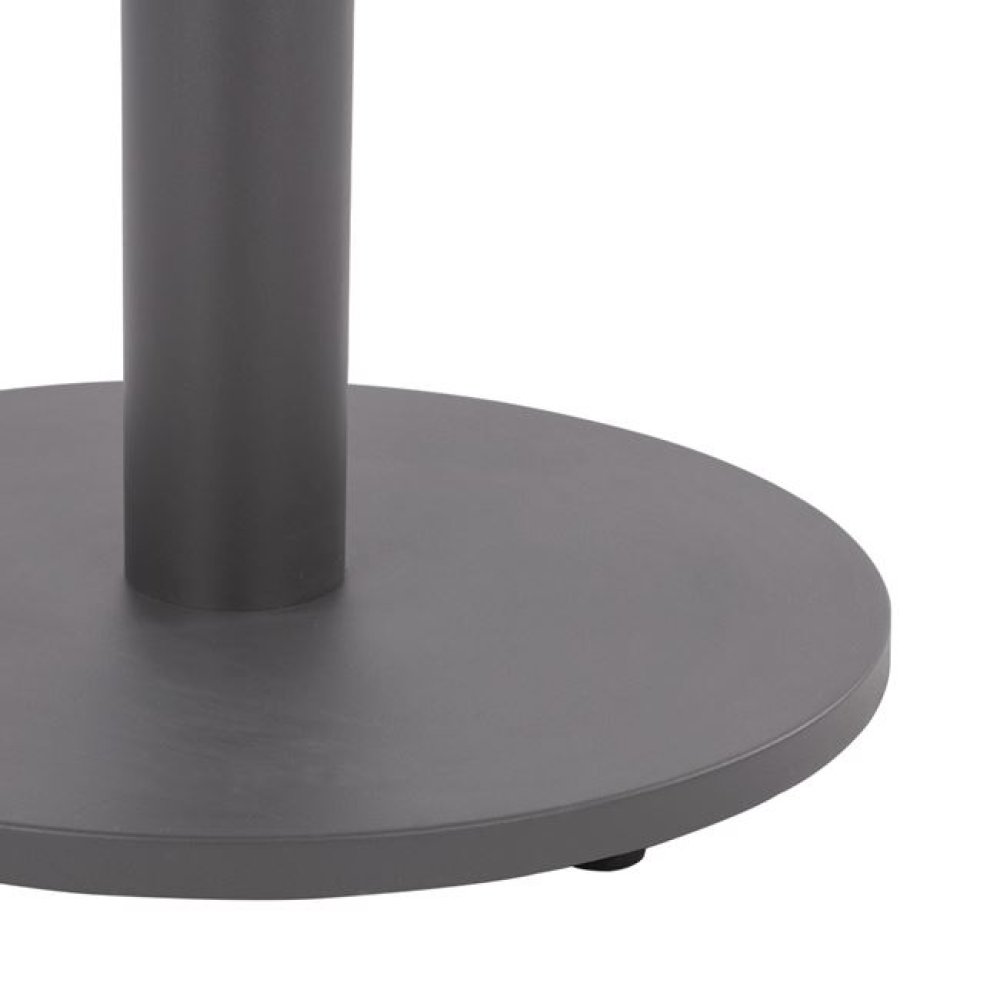 Tischuntergestell aus mattgrauem Metall Φ45xH72 cm