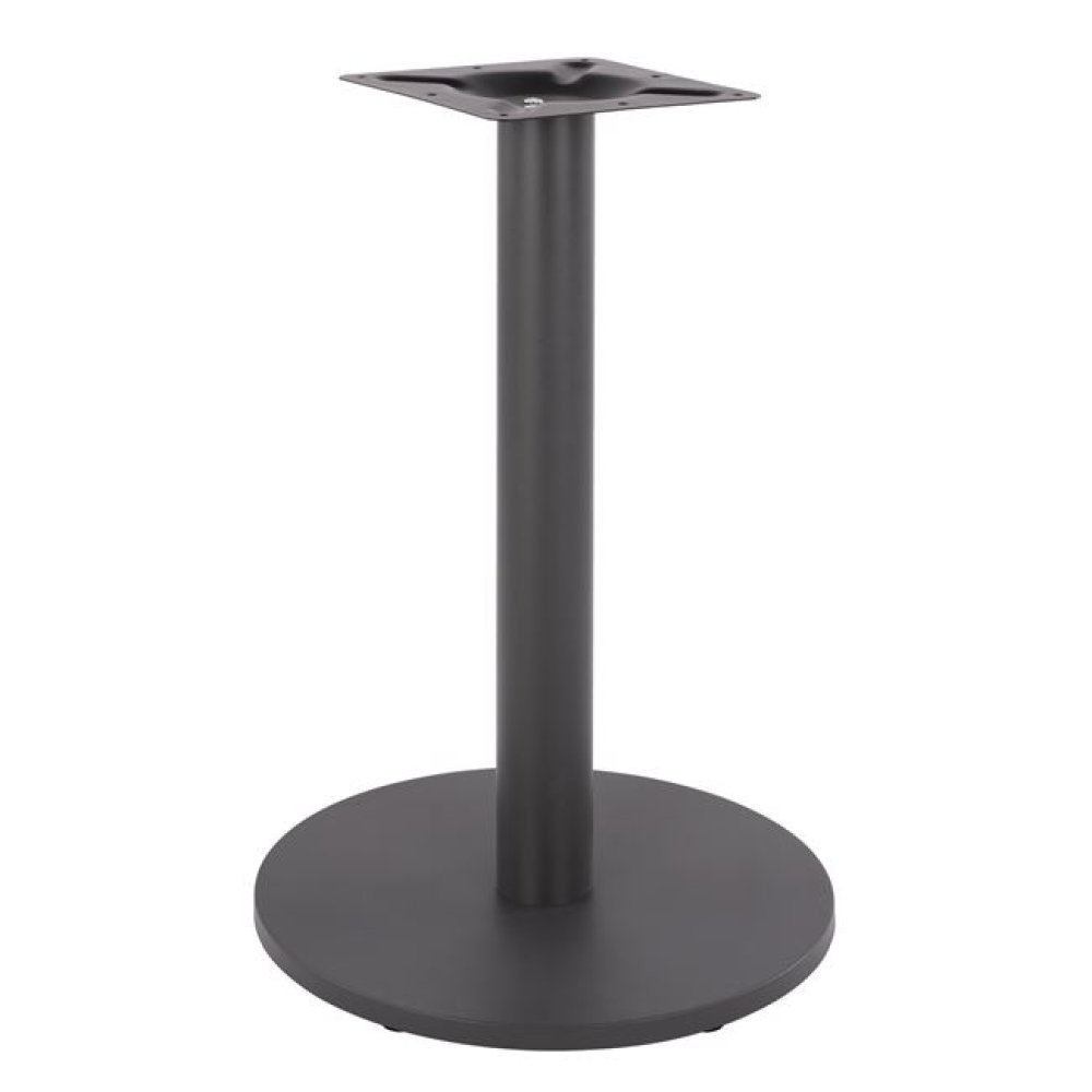 Tischuntergestell aus mattgrauem Metall Φ45xH72 cm