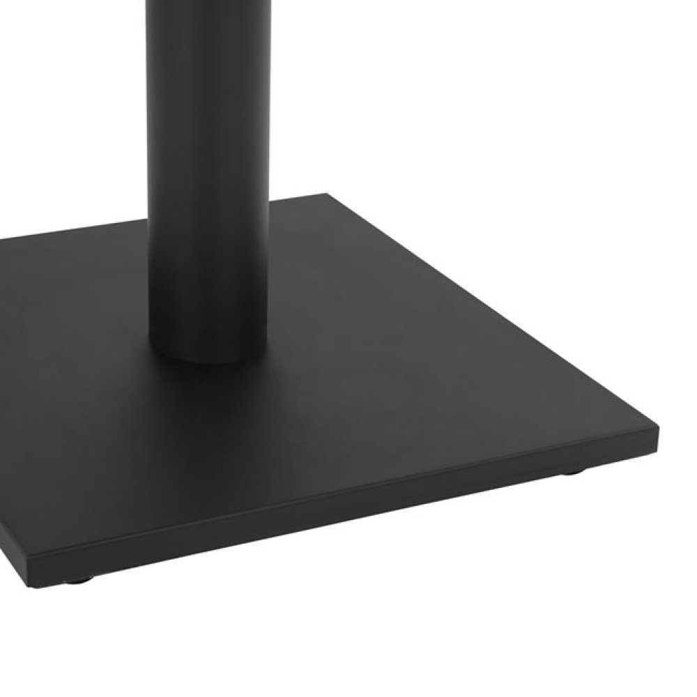 Mattschwarzes Tischuntergestell aus Metall 40x40xH72 cm