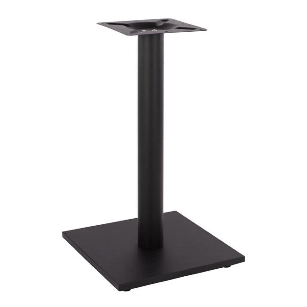 Mattschwarzes Tischuntergestell aus Metall 40x40xH72 cm