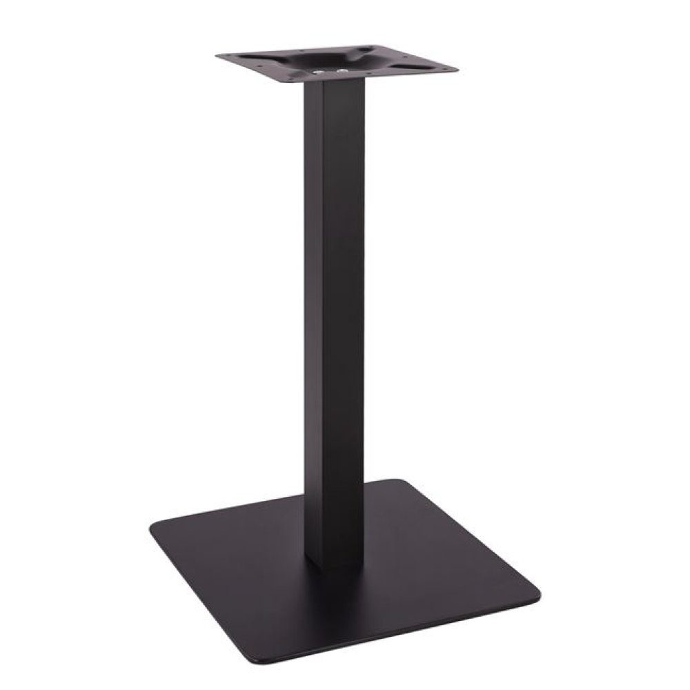 Tischuntergestell aus mattschwarzem Metall 40x40xH72cm