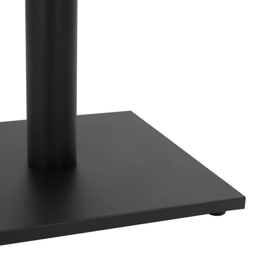 Matt gray metal table base 45 x 45 x H71.5 cm